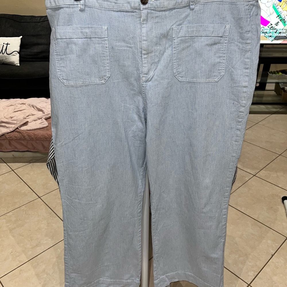 J. Crew Factory Striped Sailor Trousers